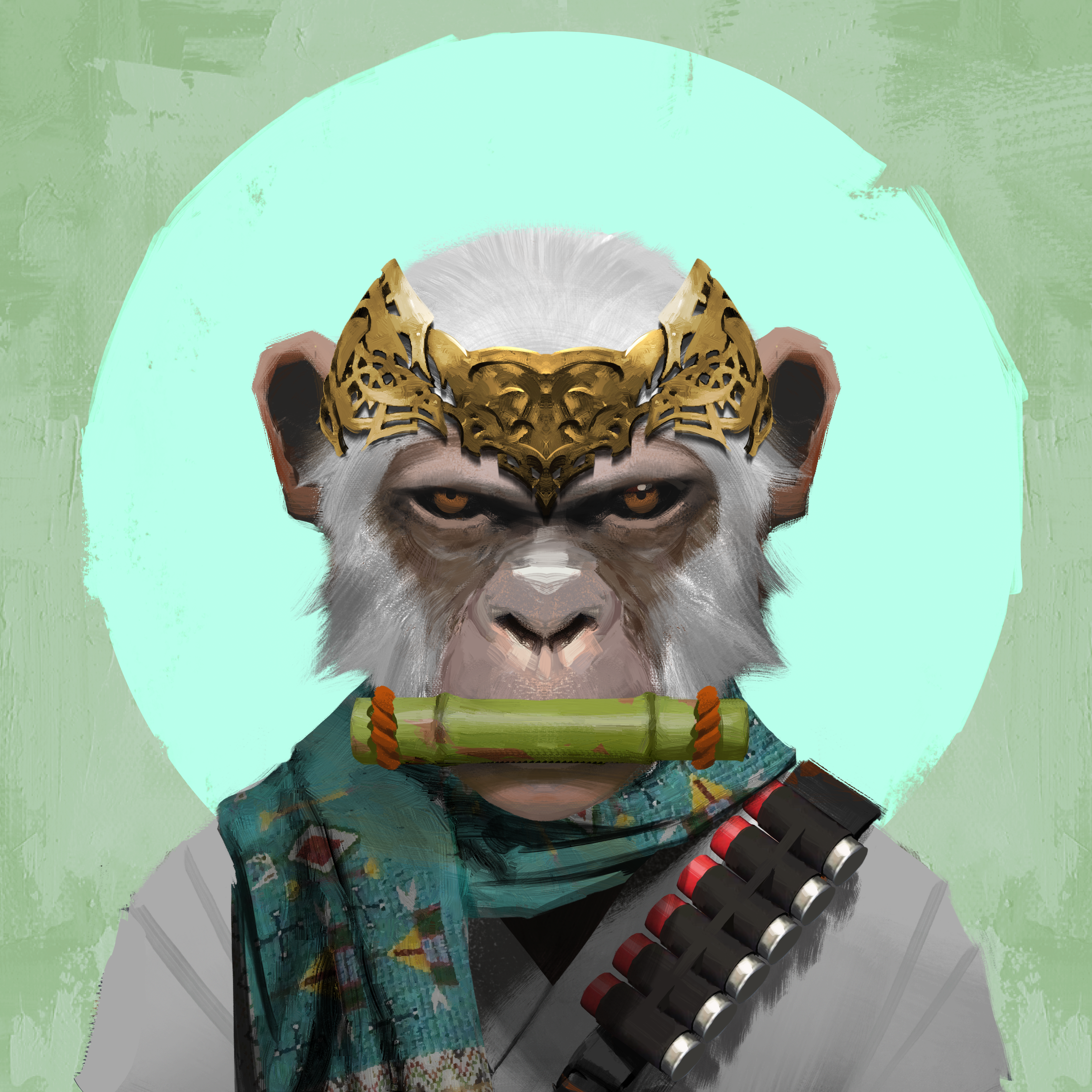 Angry Ape Army Valkyrie #0380