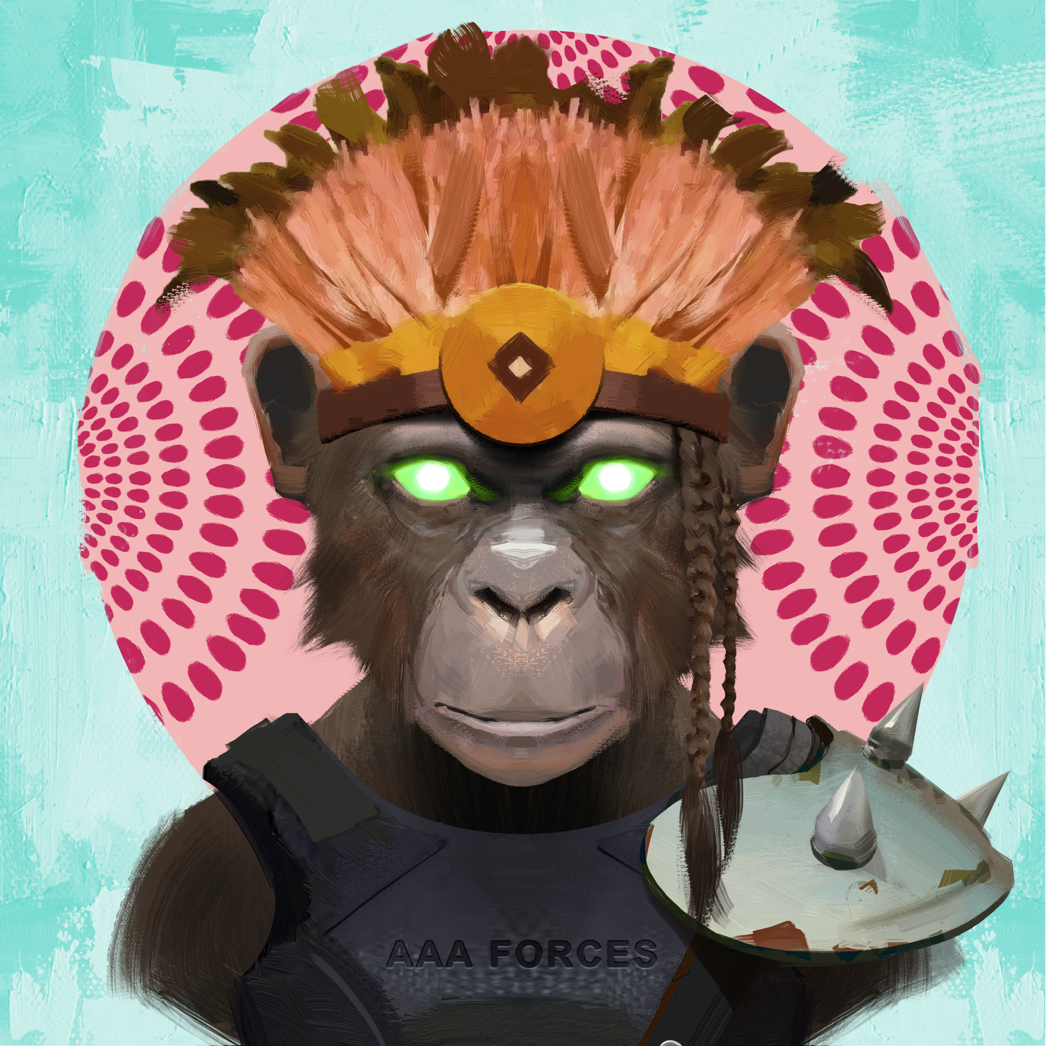 Angry Ape Army Valkyrie #2890