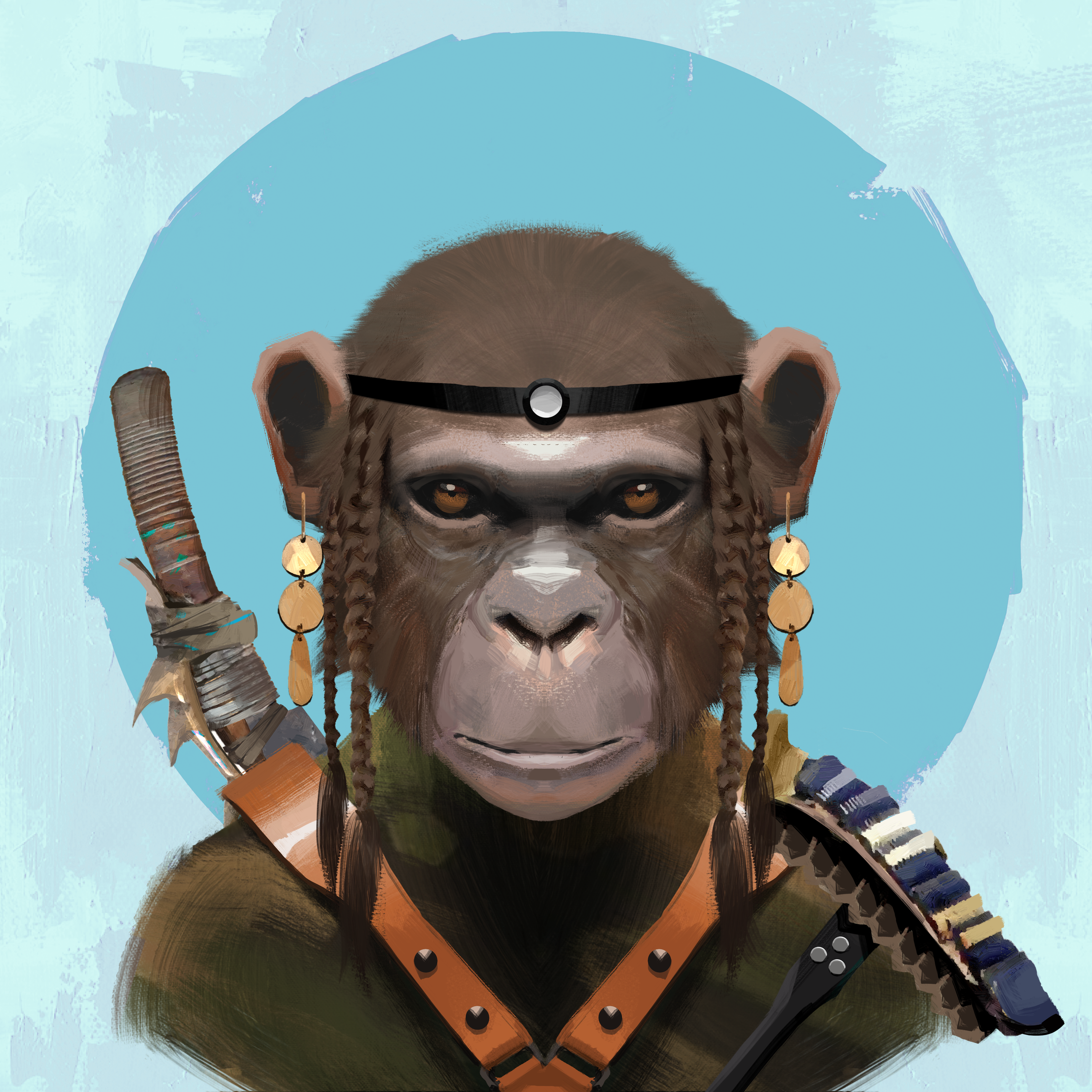 Angry Ape Army Valkyrie #4281