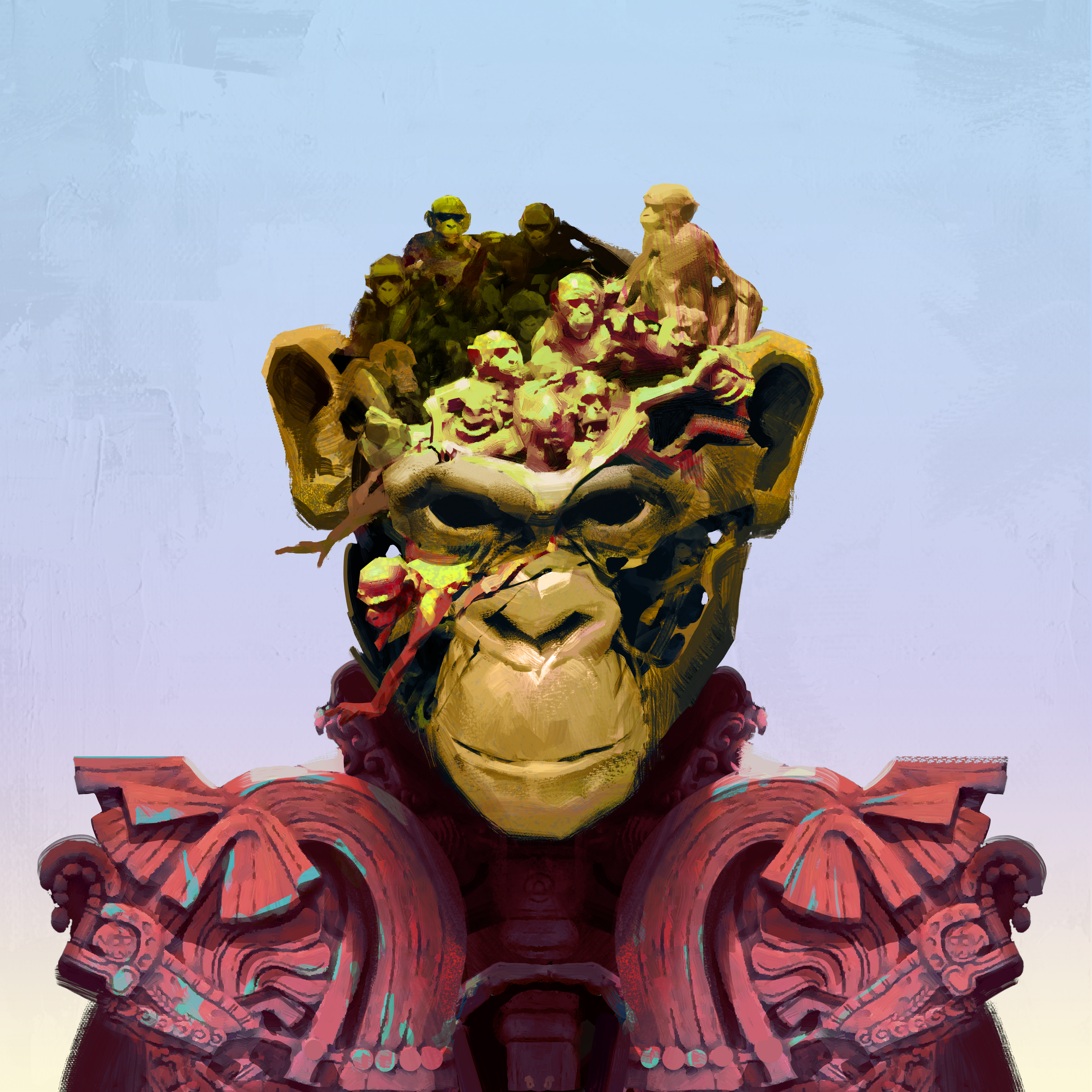 Angry Ape Army Evolution #4114
