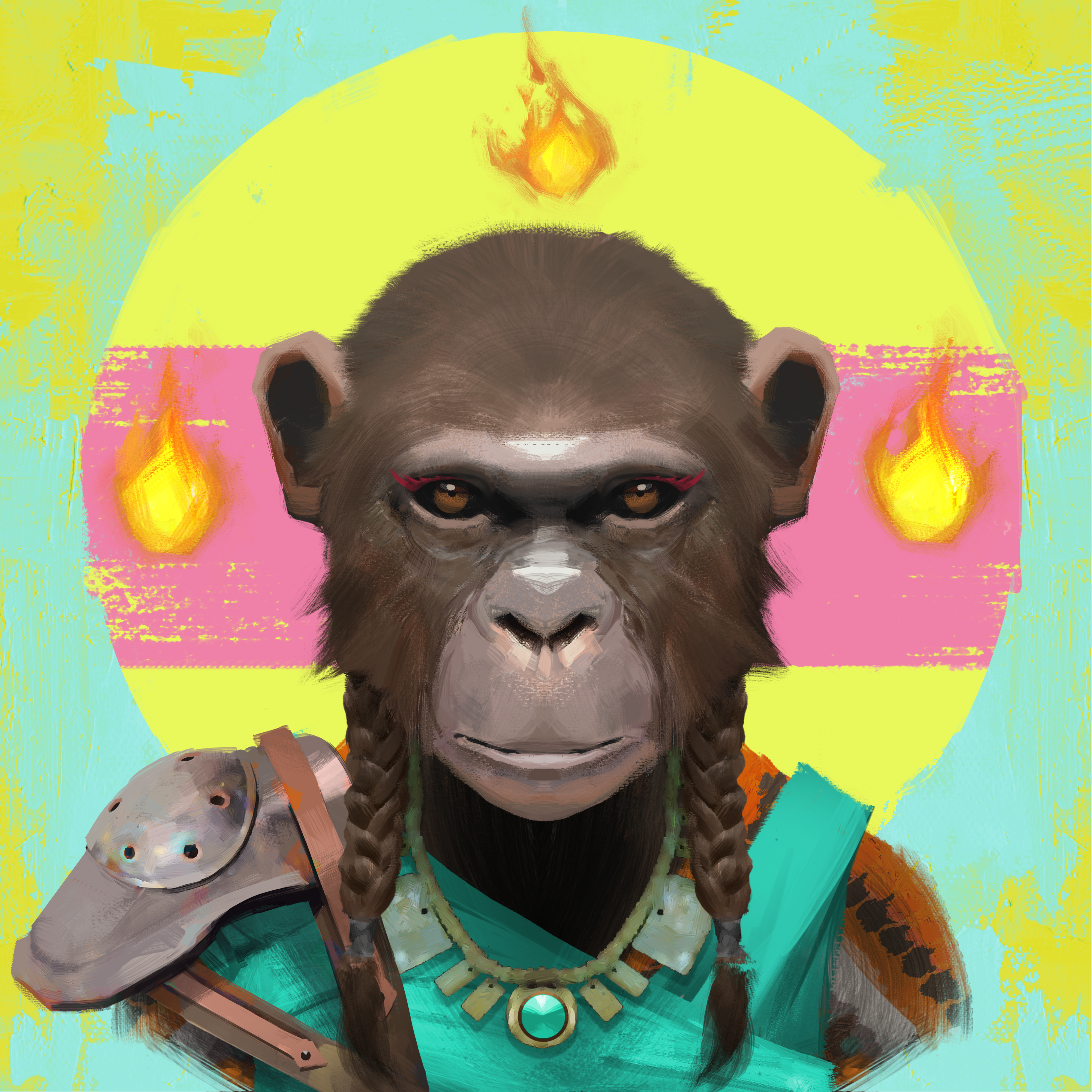 Angry Ape Army Valkyrie #0134
