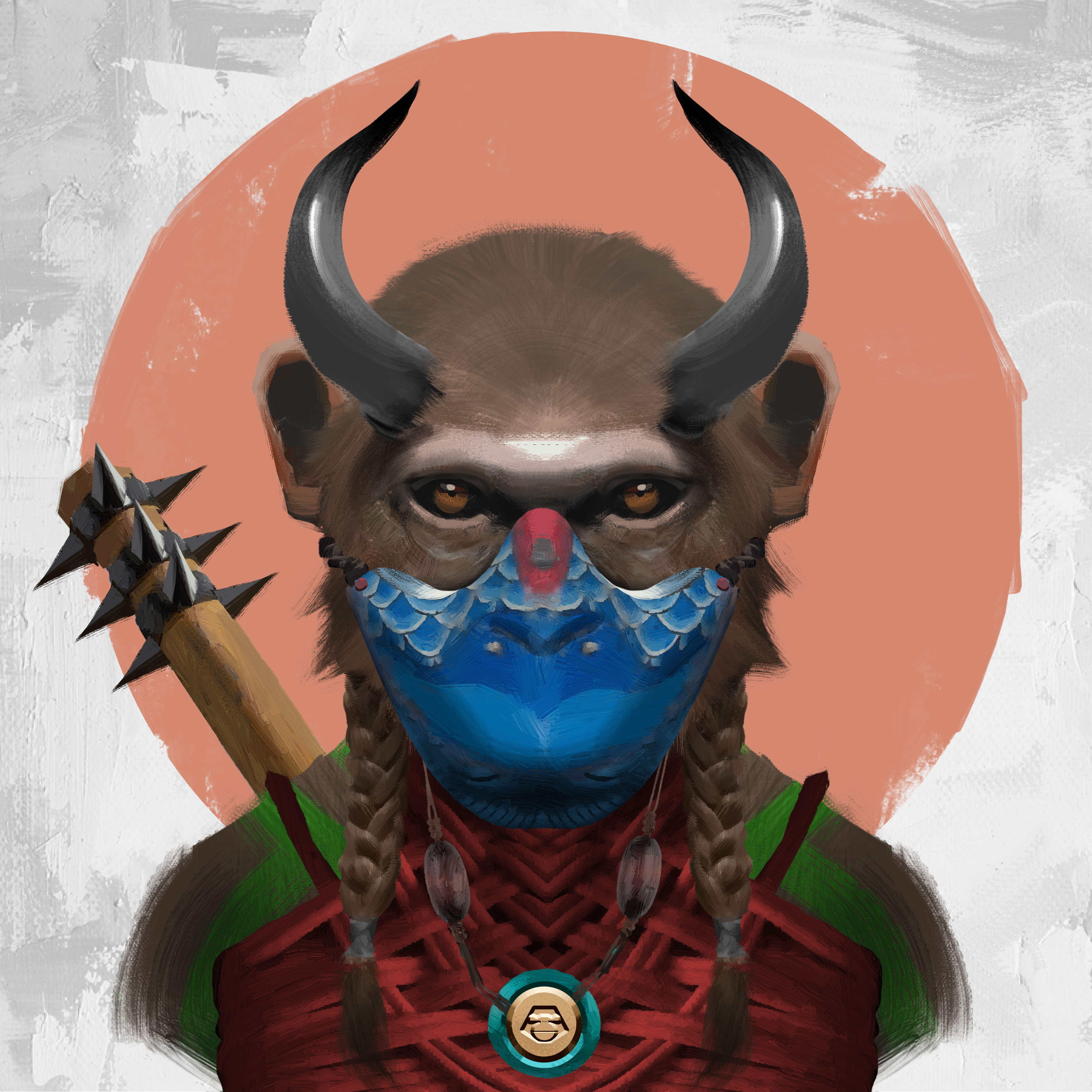 Angry Ape Army Valkyrie #0685
